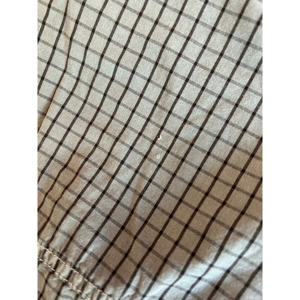 Guess Checkered Gray Cargo 100% Cotton 11.5" Inseam Shorts Men Size 34 - Picture 8 of 8